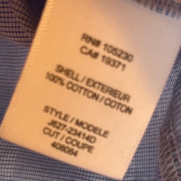 Joie Blue Plaid Button‎ Down Women Blouse, Size Large - Picture 5 of 5